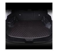 Alfombrilla Maletero Coche Compatible con Citroen C3 Aircross 2018 2019 2020 2021 Esteras para Maletero Coche Personalizadas De Cuero PU Accesorios Interiores Alfombra(Black Pink)