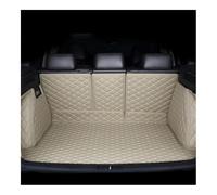 Alfombrilla Maletero Coche Compatible con Porsche Macan 2014-2020 2021 2022 2023 2024 2025 2026 Cobertura Completa Estera Maletero Coche Personalizada Interior Alfombra(Beige,Left Hand Drive)
