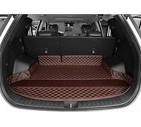 Alfombrilla Maletero Coche Esteras Cuero Maletero Coche para Hyundai para Creta para IX25 2015-2019 Bandeja Protectora Antisuciedad Diseño Revestimiento Carga(Café,1 pcs)