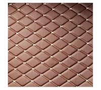 Alfombrilla Maletero Coche para Benz para Smart para Fortwo 2007-2014 W451 451 Estera De Cuero para Maletero De Coche Forro De Carga(Brown)