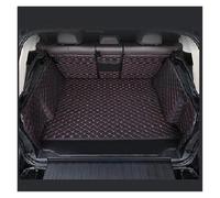 Alfombrilla Maletero Coche para Captur para Samsung QM3 2014-2019 Revestimiento Cuero para Maletero Estera Maletero Coche Alfombra Carga(Negro y Rojo)