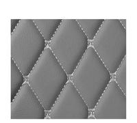 Alfombrilla Maletero Coche para Dodge para Cool Bo 2008-2011 Esteras para Maletero Coche Cuero PU Detalles Interiores Accesorios para Coche Alfombra Todos Los Modelos(Grey)