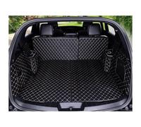 Alfombrilla Maletero Coche para Ford para Explorer 2011 2012 2013 2014 2015 2016 2017 2018 2019 Estera Maletero Coche Cuero Fibra(Beige Negro,5 Seats)