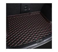 Alfombrilla Maletero Coche para Mitsubishi para Outlander para PHEV para GN 2022 2023 2024 7 Asientos Esteras Traseras Cuero para Maletero Coche(Black Red Single)