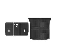 Alfombrilla Maletero Coche para Tesla para Model Y para Lanzamiento para Juniper 2025 2026 Cojín Respaldo Asiento Trasero Maletero Alfombrilla Antipatadas TPE(Trunk 2PCS)