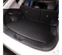 Alfombrilla Maletero Coche para Toyota Prius Plug-In Hybrid, Protector de Baúl Funda de Equipaje Bandeja de Carga de Cuero Impermeable,A/All Black