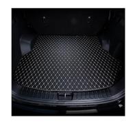 Alfombrilla Maletero Estera Maletero Coche para Hyundai para Mufasa 23 Maletero Lado Plano Revestimiento Alfombra Piezas Traseras Equipaje Maletero Alfombra Goma Maletero(Beige Negro)