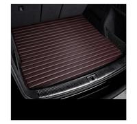 Alfombrilla Maletero Estera Maletero Coche Personalizada para Mustang para Territorio para Kuga para S-MAX para Expedición Accesorios para Coche Alfombra Goma Maletero(Café)