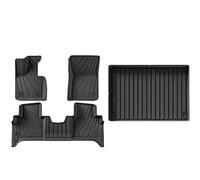 Alfombrilla Maletero para Benz para Clase G/G500/G550/para AMG G63 SUV 19-25 TPE Alfombrillas 3D Ajuste Personalizado Revestimiento Suelo Maletero Volante Izquierda Alfombras Maletero(4 Piezas)