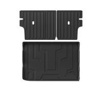 Alfombrilla Maletero para GWM para Tank 300 RHD 2024 2025 | Alfombrillas De Coche Forro Carga Alfombrilla Respaldo Maletero TPE 3D Todo Clima Negro(Backrest and Trunk)