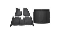 Alfombrilla Maletero para Polestar 4 2023 2024 Revestimiento Maletero TPE 3D Impermeables Todo Tipo Clima con Volante A La Izquierda Alfombrillas Coche Alfombrilla para Maletero(4pcs Sets)