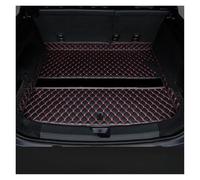 Alfombrilla Maletero para Roewe D5X RX5 MK3 2024 2025 2026 Alfombra Cuero Revestimiento Carga para Maletero Alfombrilla Trasero Coche(Negro Rojo)