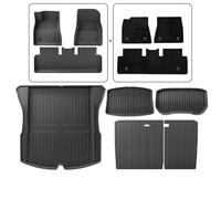 Alfombrilla Maletero para Tesla para Model 3 Highland Suelo con Volante Izquierda Derecha para Cuatro Estaciones Impermeable Coche 2023 2024 Alfombrilla Maletero(LHD 11p)