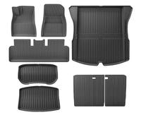 Alfombrilla Maletero para Tesla para Model 3 Highland Suelo con Volante Izquierda Derecha para Cuatro Estaciones Impermeable Coche 2023 2024 Alfombrilla Maletero(LHD 8p)