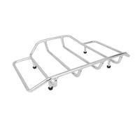 Alfombrilla Maletero Para Touring Para Road Para King Para Street Para Glide 1984-UP Portaequipajes Para Baúl Motocicleta Tour Pack Bandeja Maletero(Chrome)