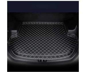 Alfombrilla Maletero para Toyota Crown 2005-2009, Maletero Protector Tronco Bandeja Alfombra Protectora Antideslizante Maletero,Black-Beige