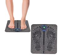 Alfombrilla Masajeadora de Pies, Almohadilla de Masaje Plegable Eléctrica, Almohadilla de Masaje para Remodelar Piernas con Interruptor Manual, Almohadilla de Masaje Eléctrica Portátil para Viajar,