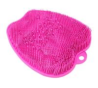 Alfombrilla Masajeadora de Pies, Evita Resbalones, Depurador de Pies de Ducha, Silicona para Cuarto de Baño (Rosa)