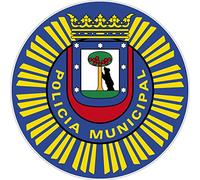 Alfombrilla, Mouse Pad. Policía Municipal de Madrid ø 20 cm.