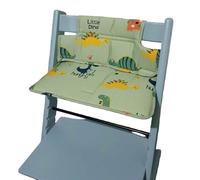 Alfombrilla multiusos para asiento de trona infantil, respaldo para el hogar, viajes y al aire libre, cojín de espuma de poliuretano, diseño fácil de usar, antideslizante, respaldo de almohadilla de