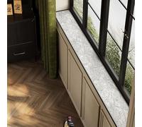 Alfombrilla para alféizar de Ventana Almohadilla Protectora Impermeable de Alféizar Tapete Decorativo Estrecho de Ventana Recortable(C,24x8in(61x20cm))