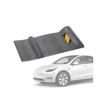 Alfombrilla para aparcamiento de garajes, antideslizante para coche, tope de llanta con almohadilla de agarre de 20,66 x 9,84 x 2,04 pulgadas, bloqueo de barrera de posicionamiento para alineación