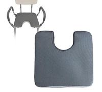 Alfombrilla para asiento de silla de ducha, cojín suave de malla 4D, almohadilla de transferencia en forma de U, taburete de baño acolchado para mujeres, ancianos, discapacitados, 15 pulgadas de largo