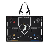 Alfombrilla para baloncesto | Esterilla de ejercicios portátil y silenciosa, zona de entrenamiento de baloncesto con ejercicios pasos, para mejorar la y los fundamentos del
