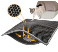 Alfombrilla para bandeja sanitaria de gato 65x45cm