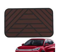 Alfombrilla para Coche - 27x16cm, PVC | Parche De Alfombra De Suelo De Coche para Talón | Plato De Reposapiés Y Pedal para Protección del Suelo del Vehículo con Kit De Aguja E Incluido para Fácil
