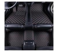 Alfombrilla para Coche Alfombrillas 3D Personalizadas Coche para Cadillac para Escalade 2017-2020 Accesorios Interiores Antideslizante Cuero Artificial Alfombrillas Coche(B-Red)