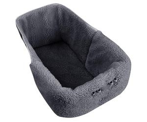 Alfombrilla para cochecito de mascota - Almohadilla de terciopelo de 32 x 53 x 27 cm, diseño magnético de seguridad, cojín suave | Accesorio para cochecito de perro y gato para invierno al aire libre