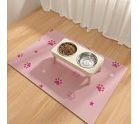 Alfombrilla para Comida de Perros 40x60cm, Alfombrilla Absorbente para Comida y Agua de Perros