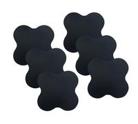 Alfombrilla para correr 6 piezas de protección robusta que absorbe los | Esterilla de Entrenador de Ciclismo y Posavasos para Máquina de Remo para Uso en Entrenamiento Fitness Deporte Entrenamiento