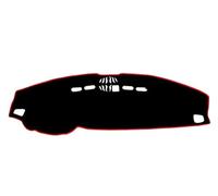 Alfombrilla para cubierta tablero Para Land Para Rover Para Discovery 2005-2016 Para Range Para Rover Accesorios Estilo Coche Alfombra Parasol Estera Tablero((Red Edge),Left Hand Drive)