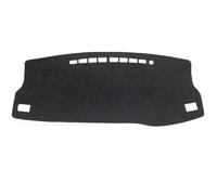 Alfombrilla para cubierta tablero Para Para Corolla 2014 2015 2016 2017 2018 Cubierta Antideslizante Salpicadero Coche Estera Parasol Alfombra Accesorios Coche(Black RHD 2014-2018)