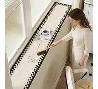 Alfombrilla para El Alféizar de La Ventana Alfombrilla Absorbente Extra Larga Alféizar Ventana, Almohadillas Barro Diatomeas Personalizables Antideslizantes Patrón(L150x10cm(59x4"))