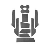 Alfombrilla para El Umbral De La Puerta del para Audi A3 2021-2024 Piel Ante Tapetes Decorativos(Black)