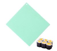 Alfombrilla para enrollar sushi - 22 x 20 cm Modelador de rollos de | Alfombrilla para preparar sushi, doble cara, antiadherente, modelador de rollos japoneses caseros, rodillo reutilizable