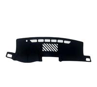 Alfombrilla para Evitar Alfombrilla Protectora para Salpicadero Coche para Toyota para Crown 2008-2012 Royal S200 GRS204 Almohadilla Parasol(Black LHD)