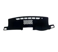 Alfombrilla para Evitar Alfombrilla Protectora para Salpicadero Coche para Toyota para Crown 2008-2012 Royal S200 GRS204 Almohadilla Parasol(Black RHD)