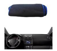 Alfombrilla para Evitar La Luz For Nissan For Qashqai J10 For Rogue 2006-2009 2010 2011 2012 2013 Car Inner Dashboard Cover Dash Mat Carpet Sun Shade Board DashMat para Salpicadero(BlueLHD)
