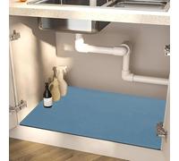 Alfombrilla para fregadero de cocina súper absorbente de 50 x 80 cm, de secado rápido, antideslizante, con respaldo de goma, resistente a las manchas, almohadilla protectora para uso debajo del