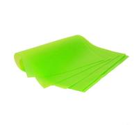 Alfombrilla para frigorífico lavable 45 x 30 cm, antideslizante, color verde transparente