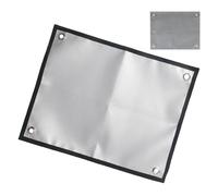 Alfombrilla Para Fuego De Camping - Base Resistente Al Fuego Para Estufa Portátil - Almohadillas De Protección Reforzadas Con Fibra De Vidrio Plegables Para Jardines De Piscina Camión De Comida