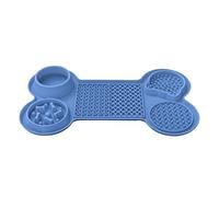 Alfombrilla para fugas para gatos - Almohadilla de alimentación lenta para cachorros, diseño de separación seis en , alfombrilla de alimentación texturizada para mascotas para hábitos alimenticios