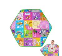 Alfombrilla Para Gatear Y Jugar - Alfombrillas Hexagonales Para Recién Nacidos, Y Antideslizantes | Producto A Prueba De Golpes E Impermeable, Ideal Para Niños Y Niñas En Su Desarrollo