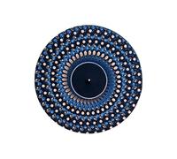 Alfombrilla para grabación, ilusión óptica, 29,5 x 29,5 cm, alfombrilla giratoria de animación, almohadilla de fieltro para plato, efecto estroboscópico visual, para DJs, coleccionistas, audiófilos