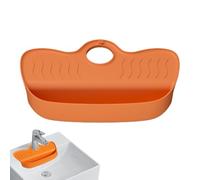 Alfombrilla Para Grifo De Fregadero De Cocina,Alfombrilla De Drenaje De Secado Rápido | Barrera Antisalpicaduras Con Diseño Inclinado,Para Esquina Esponjas Cepillos Estropajos Y Jaboneras