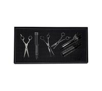 Alfombrilla para Herramientas de peluquería - 44,5 x 30 cm, Grande, Flexible, para Servicio de peluquería, Almohadillas Profesionales, Tijeras cortaúñas para peluquería, Almohadilla